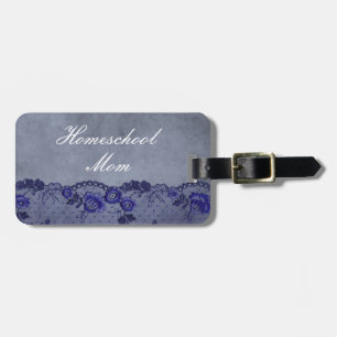 Hem School Mamma Blue Faux Snöre Bagagebricka