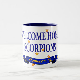 Hem- Scorpions för välkomnande Två-Tonad Mugg