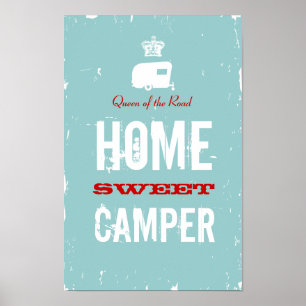 Hem- söt campare - drottning av RV-vägen Poster