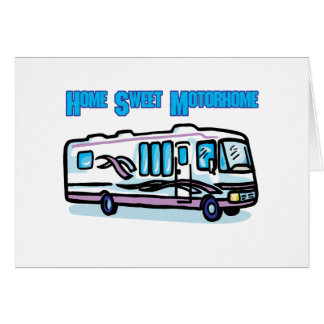 Hem- söta Motorhome Hälsningskort
