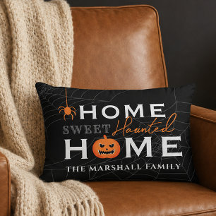 Hem Söta Spökiga Hem Anpassat Halloween Prydnadskudde