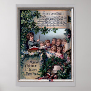 Hem- sötsakhem för jul poster