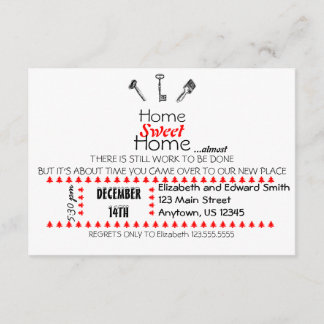 Hem- sötsakheminbjudan inbjudningar