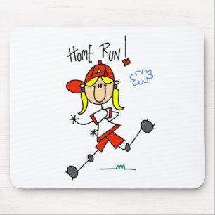 Hem- springa! Stick figur Mousepad Musmatta