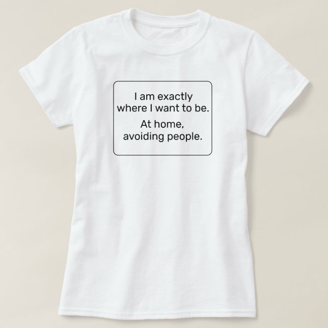 Hem (svart) t shirt (Design framsida)