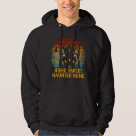 HEM SVEET HAUNTED HOME roligt halloween Hoodie