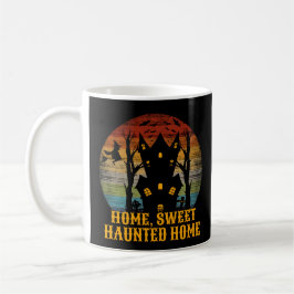 HEM SVEET HAUNTED HOME roligt halloween Kaffemugg