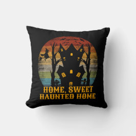 HEM SVEET HAUNTED HOME roligt halloween Kudde
