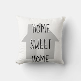 hem sweet hem modern enkel grå kudde