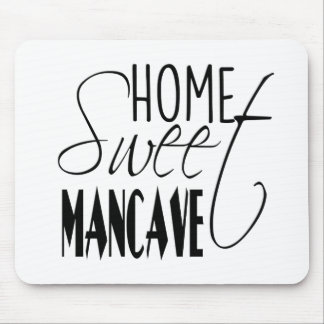 Hem Sweet Man-cave - svart Musmatta
