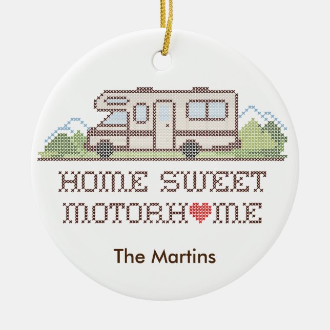 Hem Sweet Motorhome Ornament (Framsidan)