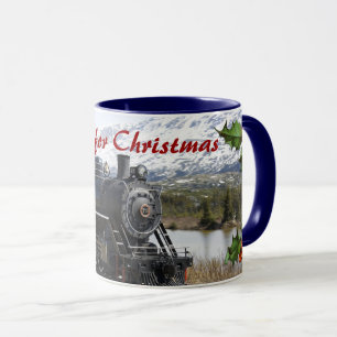 Hem Tåg för jul Mugg