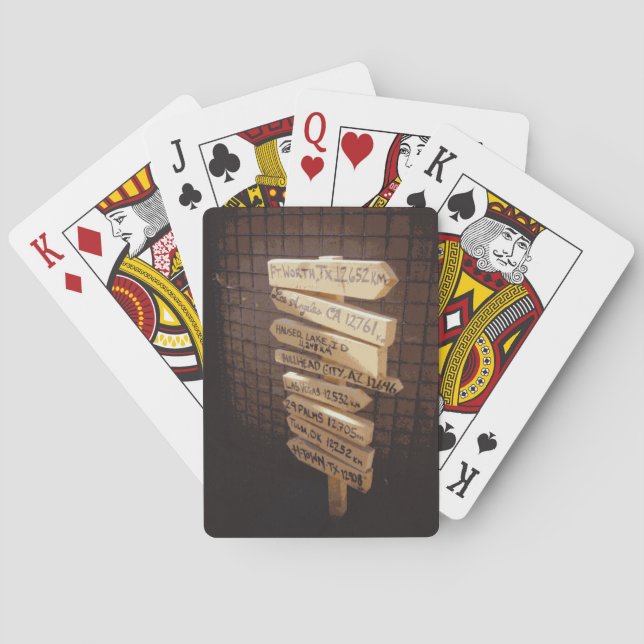 Hem TX 12 908 KM Militär Poker Deck Spel Kort (Baksidan)