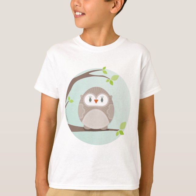 HEM: Uggla i träd 1 Tee Shirt (Framsida)