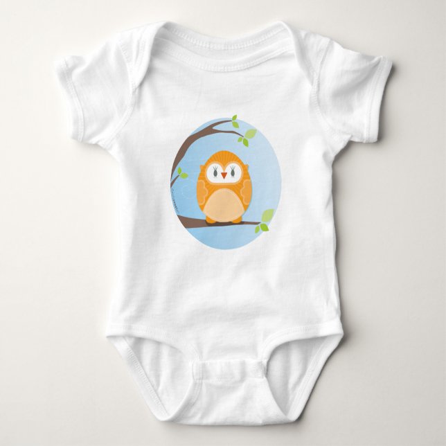 HEM: Uggla i träd 4 T-shirt (Framsida)