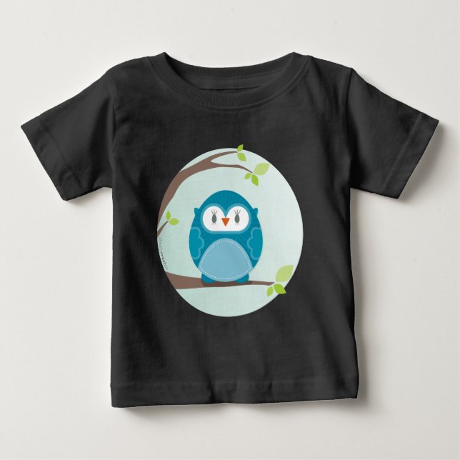 HEM: Uggla i träd 5 Tee Shirt (Framsida)