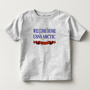 Hem- USNS arktisk för välkomnande Tee Shirt