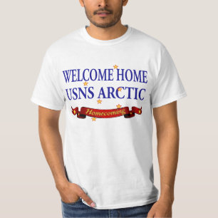 Hem- USNS arktisk för välkomnande Tee Shirt