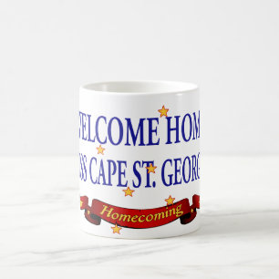 Hem- USS udd St George för välkomnande Kaffemugg