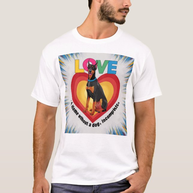 Hem utan Hund ofullständigt T Shirt (Framsida)