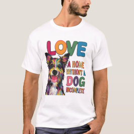 Hem utan Hund ofullständigt T Shirt