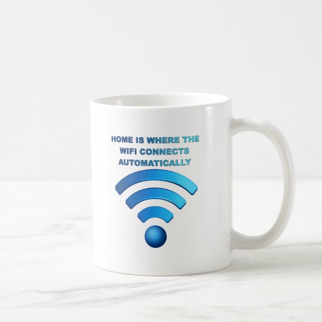 Hem Wifi Rolig Mugg (Höger)