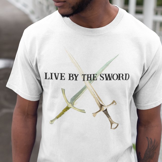HEMA Historiskt European Martial Arts Live Sword T Shirt (Skapare uppladdad)