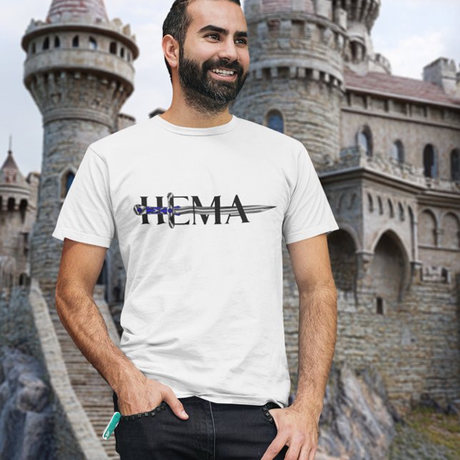 HEMA Historiskt europeiskt martialkonst Sword T Shirt (Skapare uppladdad)