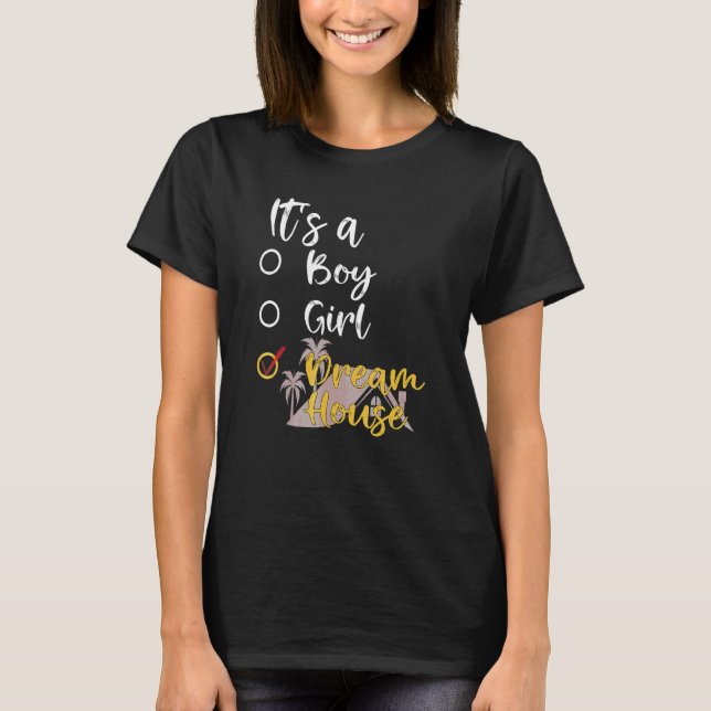 Hemägare Det är ett drömhus T Shirt (Framsida)
