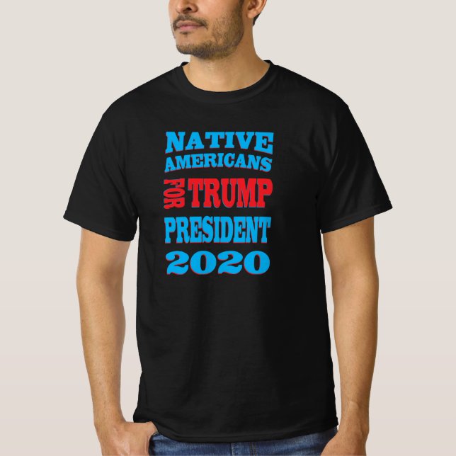 Hemamerikaner för trumppresident 2020 t-shirt (Framsida)
