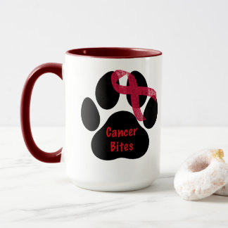 Hemangiosarcoma Hundcancer Tassband Design Mugg