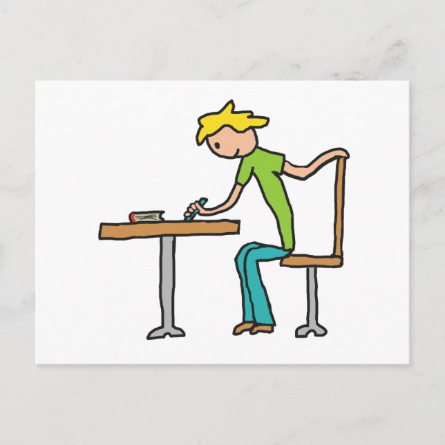 Hemarbete Vykort (Framsida)