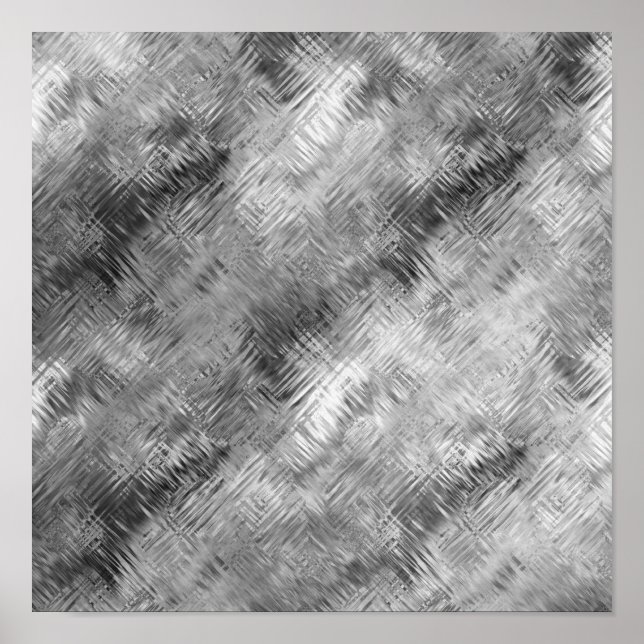 Hematit Grå Kladdig Textur Poster (Framsidan)