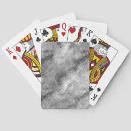 Hematite Grått Scribged Struktur Spelkort