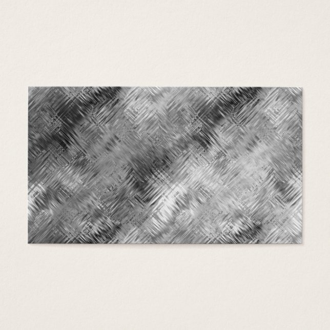 Hematite Grått Scribged Struktur Visitkort (Framsidan)