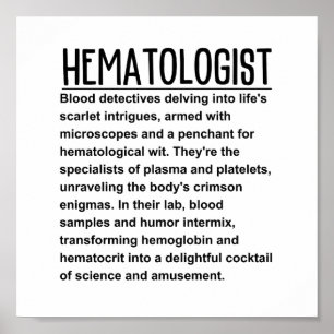 Hematolog Poster