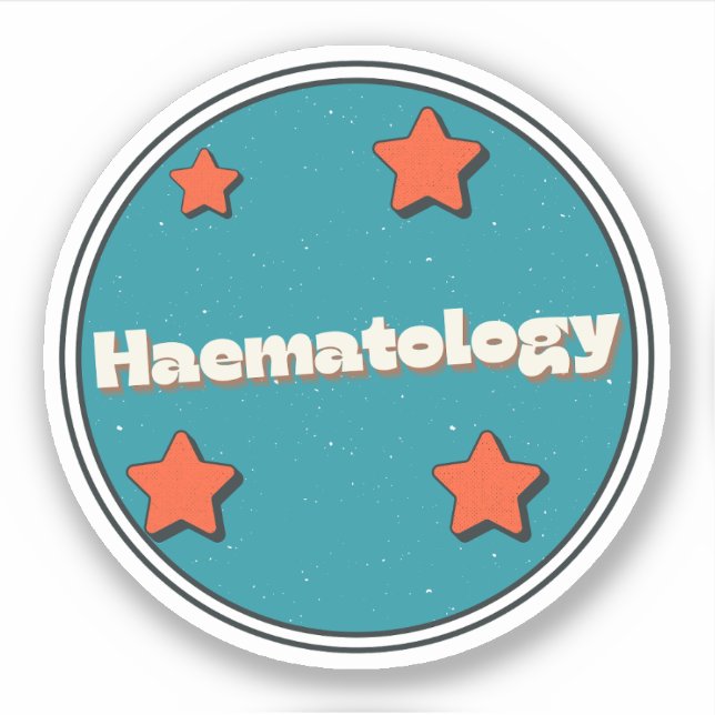 Hematologi Klistermärken (Framsida)