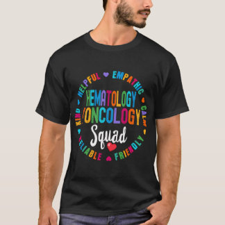 Hematologi Oncology Squad Nurse Team Registrerad N T Shirt