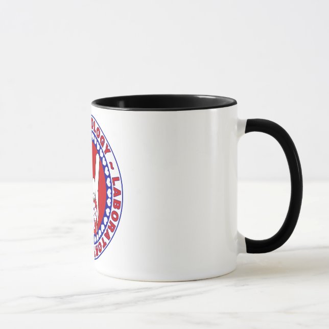 HEMATOLOGIST HEMATOLOGY SPECIALIST LOGOTYP ROUND MUGG (Höger)