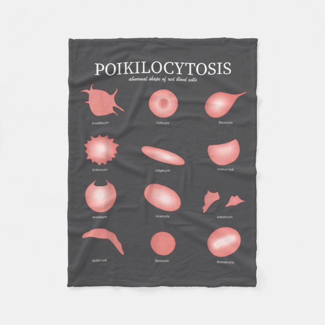 Hematology Red Blood Cell Laboratory Science Hemat Fleecefilt (Framsidan)