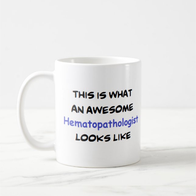 hematopatolog, fantastisk kaffemugg (Vänster)