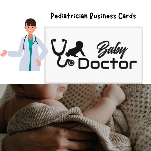 Hembesök i baby Doktor Visitkort (Skapare uppladdad)