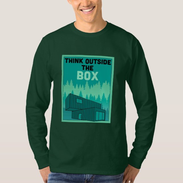 Hemboende för fraktbehållare t shirt (Framsida)