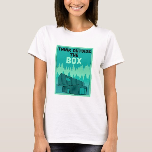Hemboende för fraktbehållare t shirt (Framsida)