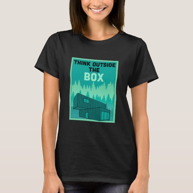 Hemboende för fraktbehållare t shirt (Framsida)