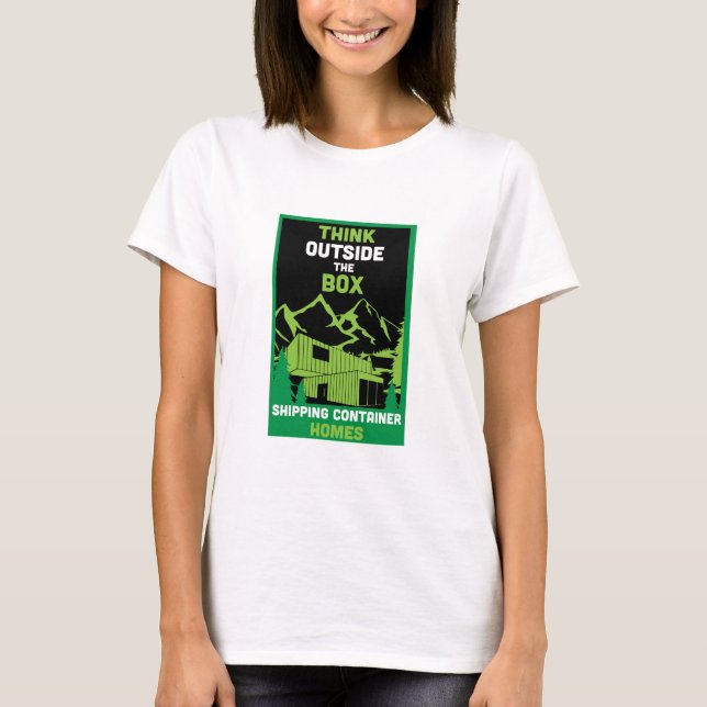 Hemboende för fraktbehållare t shirt (Framsida)