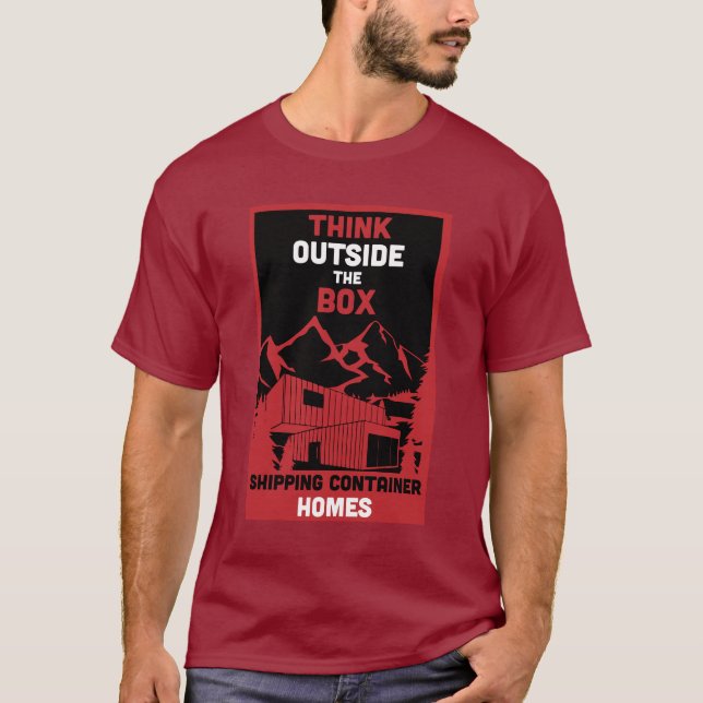 Hemboende för fraktbehållare t shirt (Framsida)