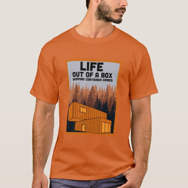 Hemboende för fraktbehållare t shirt (Framsida)
