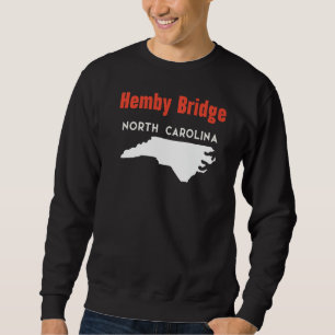 Hemby Bridge North Carolina Usa State America Trav Lång Ärmad Tröja