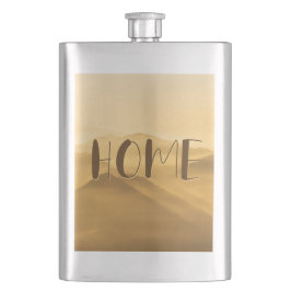 Hemcitat för morgondimma guld lagrar fickplunta